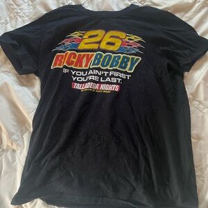 Black Ricky Bobby Graphic T-Shirt
